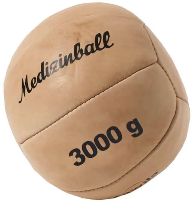 Ιατρική μπάλα Cawila Leather medicine ball PRO 3.0 kg