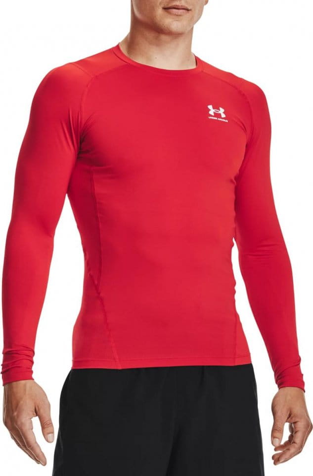 Μακρυμάνικη μπλούζα Under UA HG Armour Comp LS-RED
