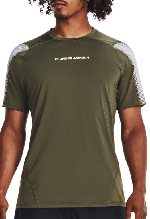 T-shirt Under UA HG Armour Nov Fitted SS-GRN