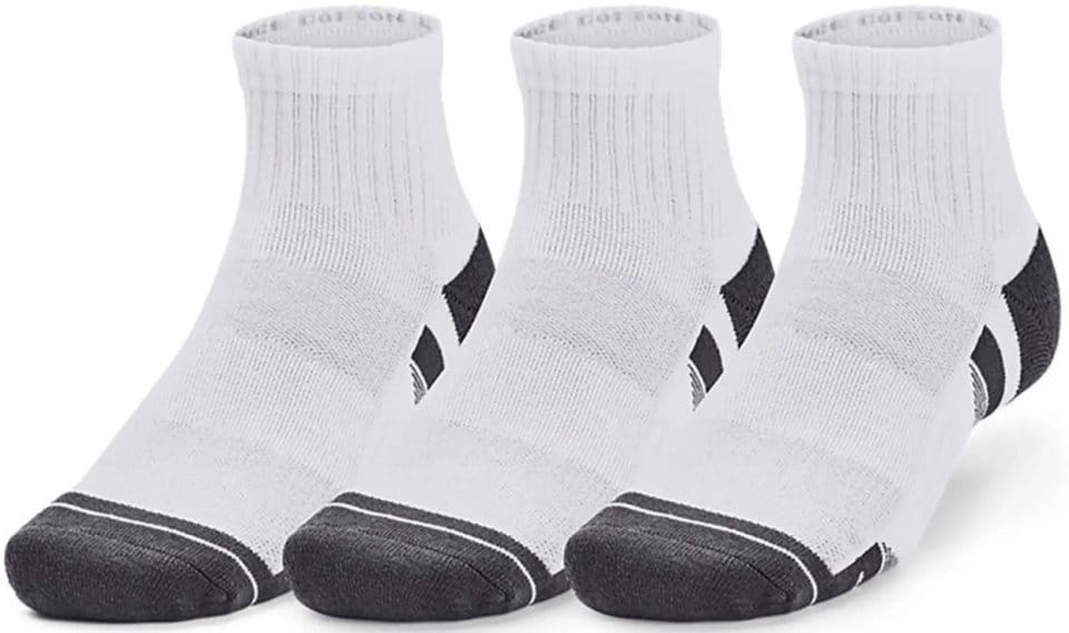 Κάλτσες Under Armour UA Performance Cotton 3p Qtr-WHT