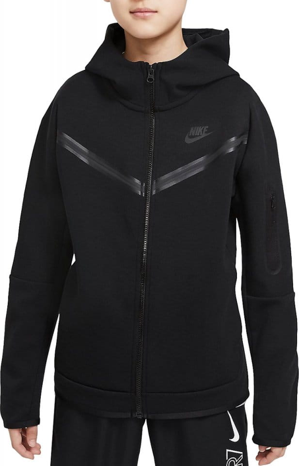 Φούτερ-Jacket με κουκούλα Nike Y NSW TECH FLC FZ HOODIE - 11teamsports.gr