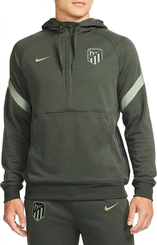 Φούτερ-Jacket με κουκούλα Nike Men's 1/2-Zip Atletico Madrid Fleece Football Hoodie
