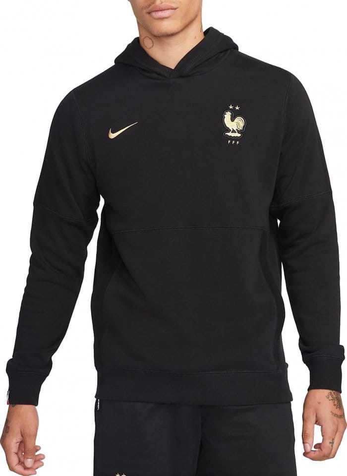 Φούτερ-Jacket με κουκούλα Nike FFF M NK TRAVEL FLC HOODIE