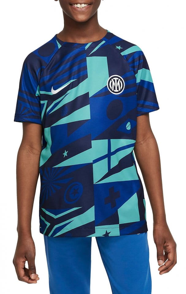 Μακρυμάνικη μπλούζα Nike Inter Milan Older Kids' Dri-FIT Pre-Match Football Top