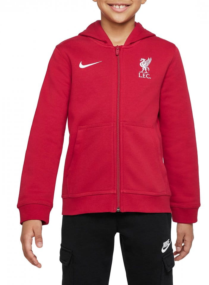 Φούτερ-Jacket με κουκούλα Nike Y Liverpool FC Fleece Hoodie