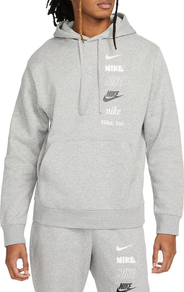 Φούτερ-Jacket με κουκούλα Nike M NK CLUB+ BB PO HOODIE MLOGO