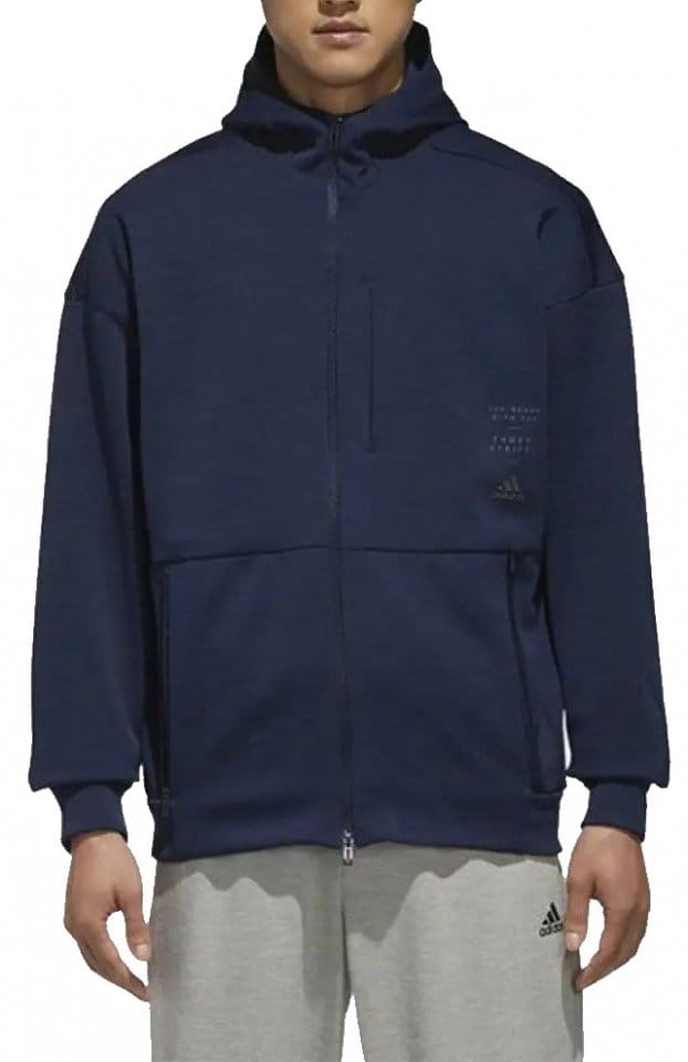 Φούτερ-Jacket με κουκούλα adidas Sportswear ID Sweat HD Bluza