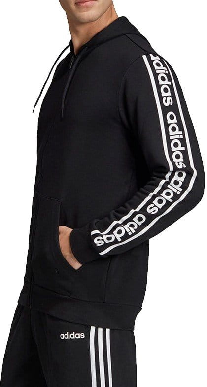 Φούτερ-Jacket με κουκούλα adidas Sportswear C90 Branded FZ