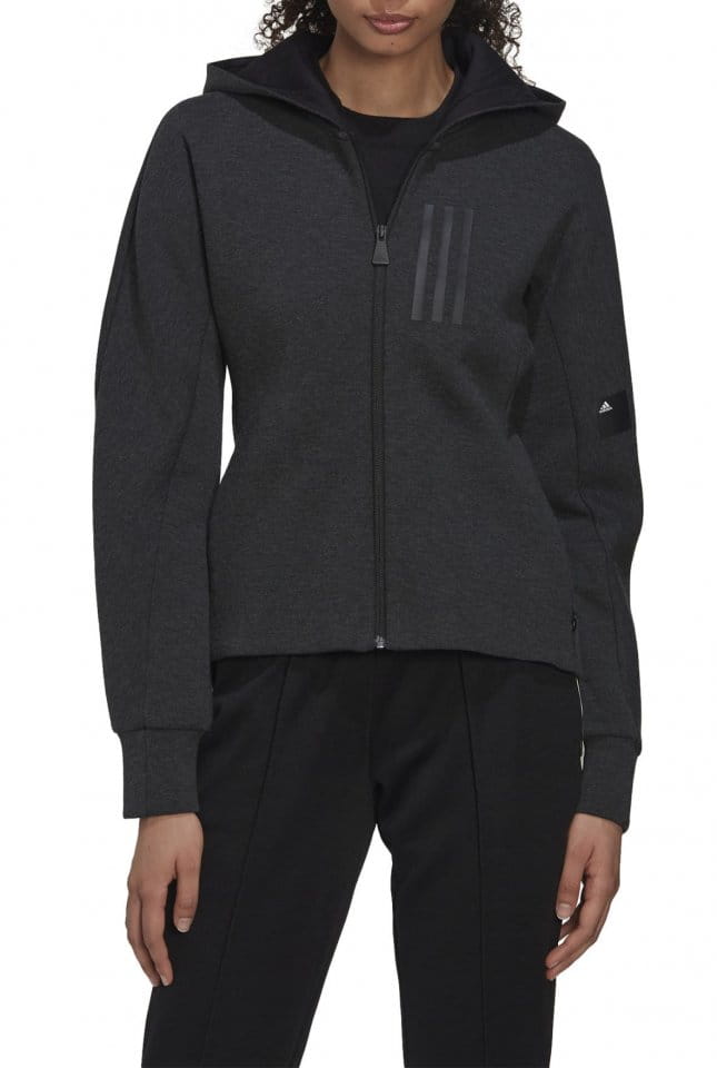 Φούτερ-Jacket με κουκούλα adidas Sportswear W MV SL FZ HD