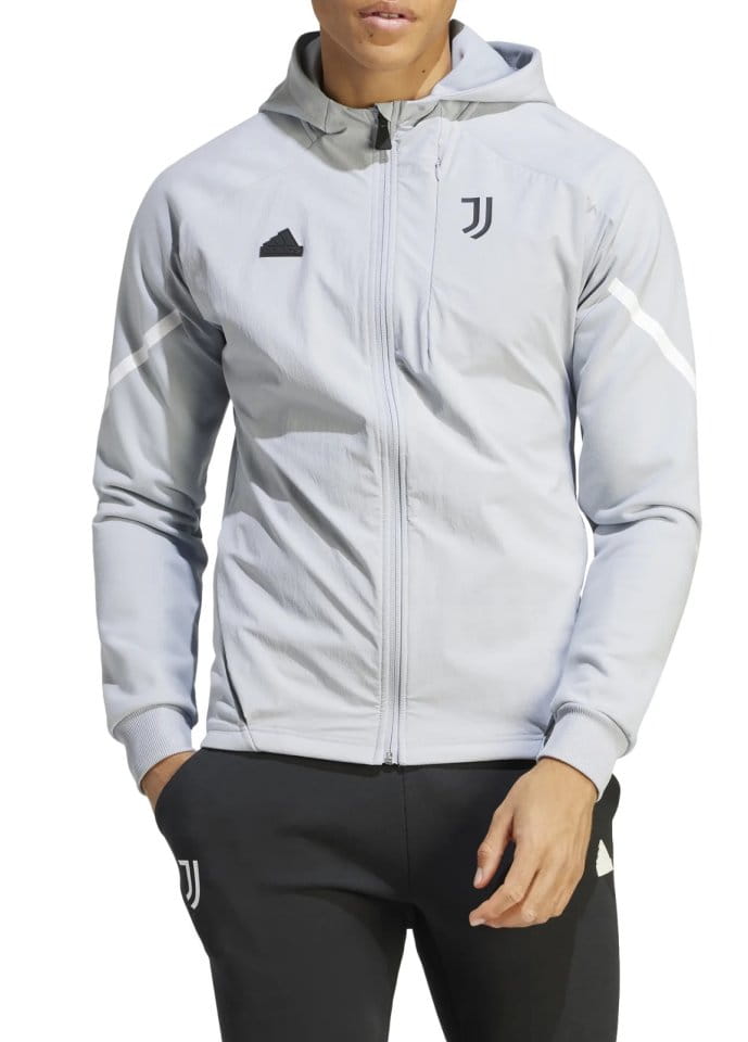 Φούτερ-Jacket με κουκούλα adidas JUVE D4GMD FZHD