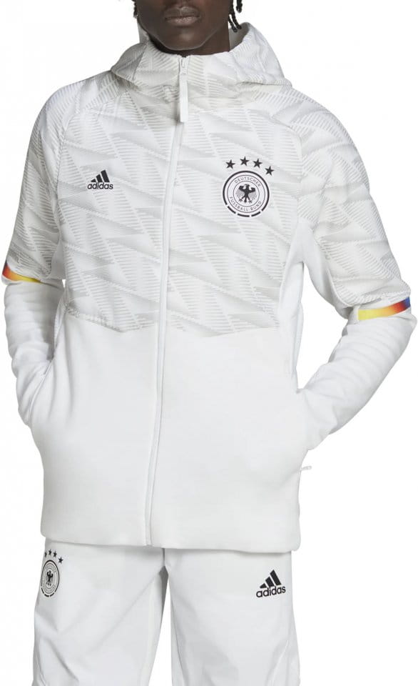 Φούτερ-Jacket με κουκούλα adidas DFB D4GMDY FZ